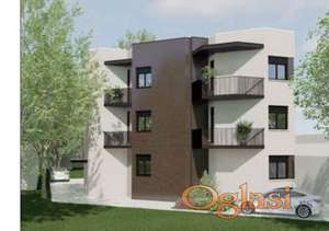Somborska rampa - trosoban stan 70m2 u urbanoj vili
