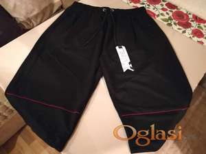 Kvalitetne muske pamucne bermude Benx Velike 5XL Crne