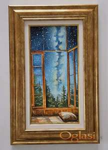 Ulje na platnu - Niti zvezdane noci, prelepo!