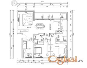 STAN - NOVI SAD - KEJ - 130m2 - 455000 evra