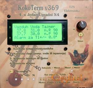 Termostat Vlagomer Tajmer Alarm v369 x4