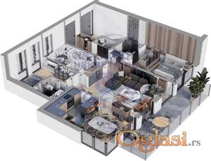 Prodaje se moderan stan u izgradnji na atraktivnoj lokaciji na Popovici!
