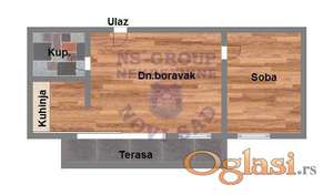 Jednoiposoban 35m2 Mišeluk