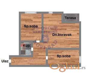 - 59m2 - Dvoiposoban - Vrhunski kvalitet - TELEP -