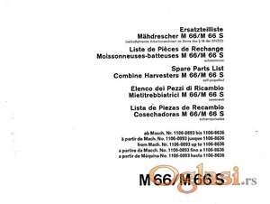 Deutz Fahr M66-M66S Katalog rezervnih delova