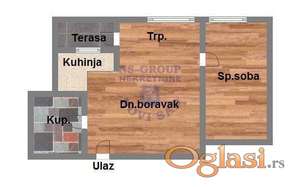 Dvosoban, 35m2 Salajka