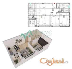 Sremska Kamenica - Kvalitetna zgrada - stanovi od 28m2 do 130 m2 