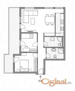 Moderan Stan u Izgradnji – Ledine, 58m2 ID#25598
