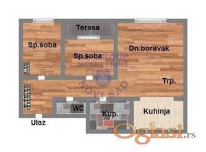 Odličan stan u izgradnji na Petrovaradinu! 59m2