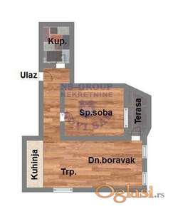 Odličan dvosoban stan u izgradnji na Telepu! 43m2