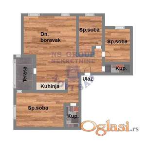 Cetvorosoban, 119m2 Sajam