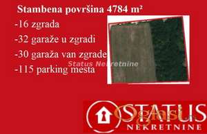 Ekskluziva-Građevinska parcela 15840 m2-P+1+PK