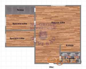 Dvoiposoban stan u izgradnji Adice