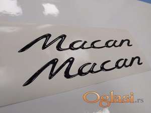 Porsche Macan stiker oznaka