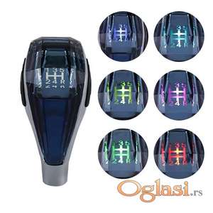 UNIVERZALNA KRISTALNA SVETLEĆA LED RUČICA MENJAČA 5 BRZINA