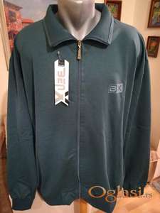 Novi muski duks sa kragnom Benx u velikom broju 5XL Zeleni Novo