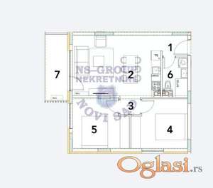 Na prodaju trosoban stan u izgradnji u Vrdniku