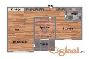 Dvoiposoban 59m2 Bulevar patrijarha Pavla