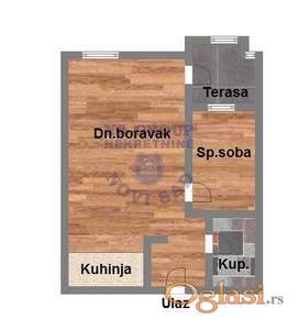 Dvosoban stan u izgradnji - Podbara