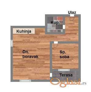 NOV  DVOSOBAN  BLIZU LIMANA  -  POVRAT PDV-A