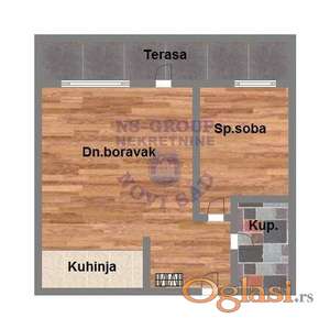 - 43m2, komforan dvosoban - Novogradnja na Novoj Detelinari -