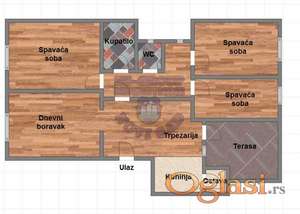 SALONSKI STAN - KOMPLETNO RENOVIRAN - KEJ