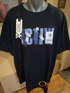 Nova muska pamucna majica Benx u velikom broju 5XL Teget Novo