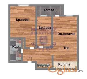 Odličan raspored, cena sa PDV-om