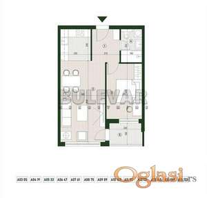 Dvosoban stan u luksuznom stambeno-poslovnom kompleksu