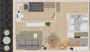 Stan SREMSKA KAMENICA,CENTAR,kv: 44, € 87550, ID: 1019228