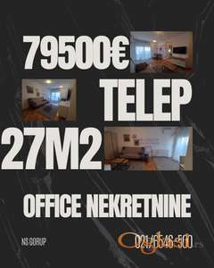 Prodaje se odličan jednosoban, kompletno namešten stan!