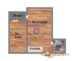 Dvosoban stan u izgradnji u Sremskoj Kamenici