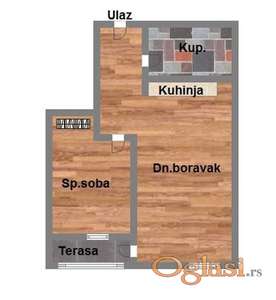 - Urbana lokacija - Dvosoban 45m2 - TELEP -