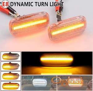 Dinamicki migavci BELI Audi