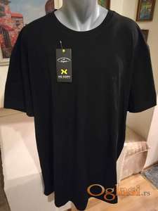 Kvalitetna muska pamucna majica No Copy Veliki broj 7XL 8XL Crna Novo