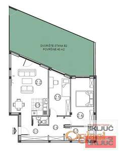 SREMSKA KAMENICA, 66m2 plus dvorište 40m2, Trosoban sa pdv
