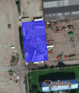 IZDAJE SE OGRAĐEN I ASFALTIRAN PLAC 2400 m² U POSLOVNOJ INDUSTRIJSKOJ ZONI NOVOG SADA, 0.6€ po m²