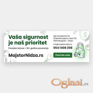 Bravar Beograd - Hitno Otvaranje, Instalacija | Majstor Nidža