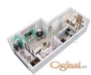 VRDNIK – STAN 33 m², PAMETNI HOME SISTEM, NOVI STANDARD STANOVANJA 