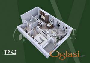 Dvosoban stan u luksuznom stambeno-poslovnom kompleksu