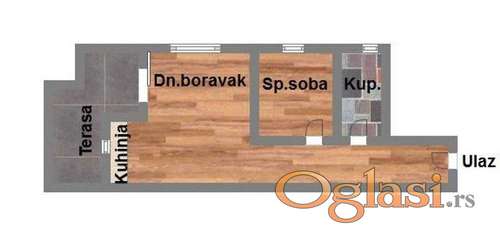 Dvosoban stan sa PDV-om na Adicama!