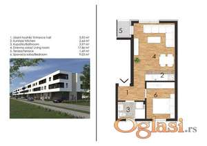 Odlična izgradnja na Adicama - 38m2