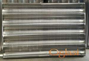 PEKARSKI PLEHOVI KALUPI ZA  BAGET sa 5 mesta NOVO