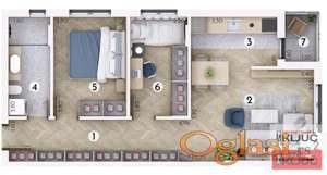 KOD GRAS-A, 60m2, Dvoiposoban sa pdv, Izgradnja