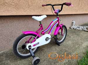 Deciji bicikl Adria Fantasy 16" za devojcice sa pomocnim