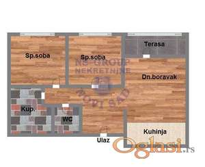 Trosoban stan u izgradnji na Bulevaru patrijarha Pavla