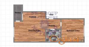 Dvosoban u izgradnji na Adicama