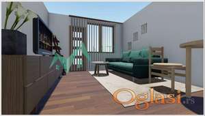 Petrovaradin - garsonjera od 25m2 + parking mesto uključeno u cenu 