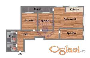 Četvorosoban stan u modernoj stambenoj zgradi