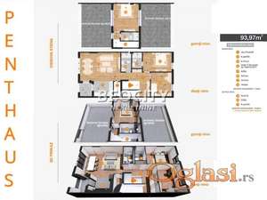 Novi Sad, Telep, Heroja Pinkija, 4.0, 94m2